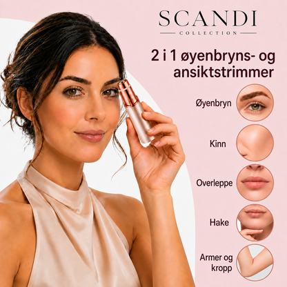 Øyenbrynstrimmer – 2-i-1