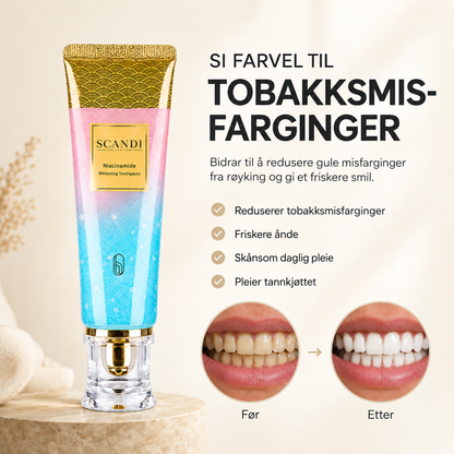Whitening tannkrem – Reduser misfarging