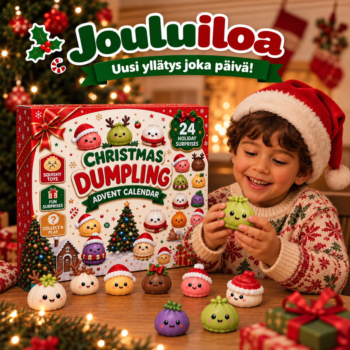 Squishy Dumpling Joulukalenteri