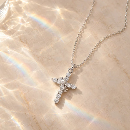 Kors & Krona Halsband i silver